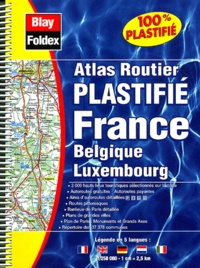  Blay-Foldex - Atlas routier plastifié France Belgique Luxembourg.