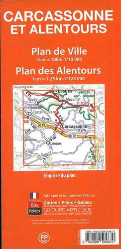 Carcassonne et alentours. 1/10 000  Edition 2019
