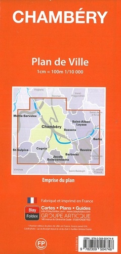 Chambéry. 1/10 000  Edition 2019