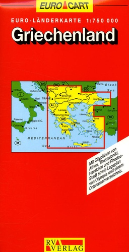  RV Verlag - Griechenland/Grèce - 1/750 000.
