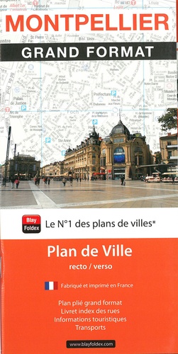 Montpellier grand format. 1/11 000  avec 1 Plan détachable