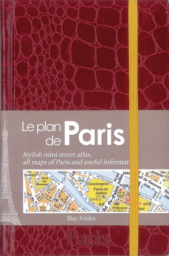  Blay-Foldex - Paris - Le plan de Paris chic rouge.