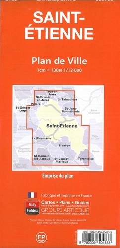 Saint-Etienne. 1/13 000  Edition 2019