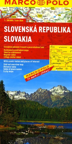  Marco Polo - Slovaquie - 1/300 000.