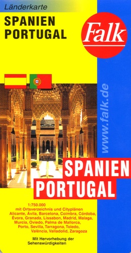  Falk - Spanien-Portugal / España-Portugal - 1/750 000.