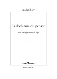 La déchirure du penser