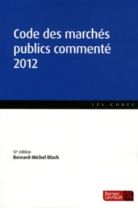 Code des marchés publics commenté 2012