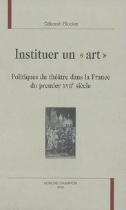 Instituer un "art"