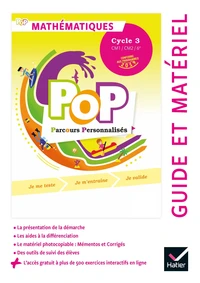 Mathématiques Cycle 3 CM1/CM2/6e PoP parcours personnalisés