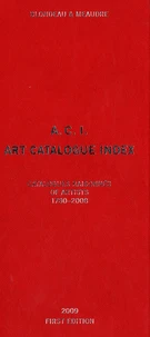 A.C.I. Art Catalogue Index