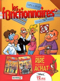  Bloz et  BeKa - Les fonctionnaires  : Pack 2 volumes : Tome 7, Ami public n° 1 ; Tome 8, Bureau sans tabac.