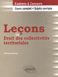Leçons de Droit des collectivités territoriales