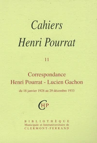 Correspondance Henri Pourrat - Lucien Gachon