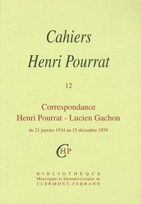 Correspondance Henri Pourrat - Lucien Gachon