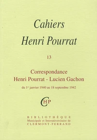 Correspondance Henri Pourrat - Lucien Gachon