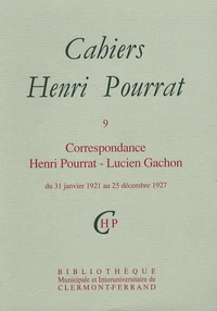 Correspondance Henri Pourrat - Lucien Gachon