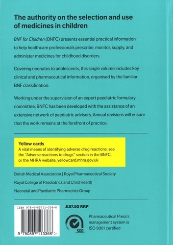 BNF for Children. September 2018-19  Edition 2018-2019