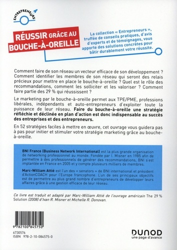 Réussir grâce au bouche-à-oreille. 52 stratégies pour un networking performant