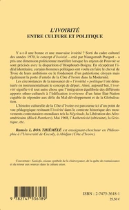 L'ivoirité entre culture et politique