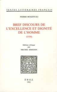 Bref discours de l'excellence et dignité de l'homme