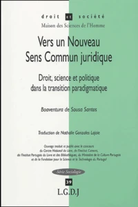 Vers un Nouveau Sens Commun juridique