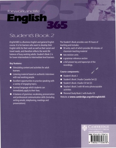English 365. Student's Book 2