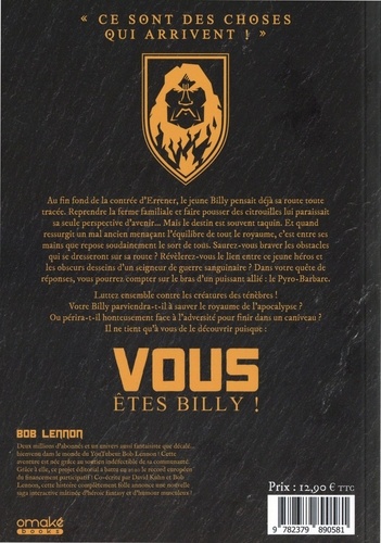 Les aventures du Pyro-Barbare & de Billy dans Tome 1 La Forteresse du  Chaudron Noir - Bob Lennon,David Kuhn