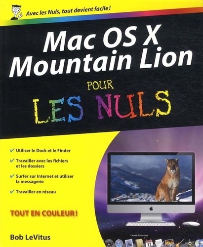 Mac OS X Mountain Lion pour les nuls - Occasion