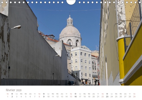 CALVENDO Places  Promenade lisboète (Calendrier mural 2020 DIN A4 horizontal). Découvrez la ville de Lisbonne en images (Calendrier mensuel, 14 Pages )