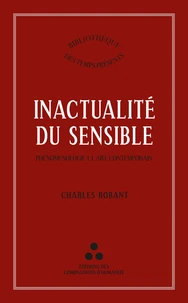 Inactualité du sensible