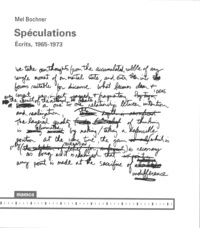 Spéculations