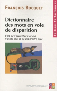 Dictionnaire des mots en voie de disparition