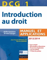 DCG 1 Introduction au droit