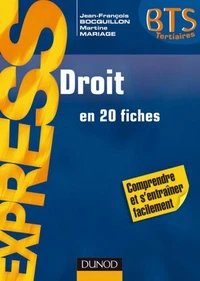 Droit en 20 fiches BTS Tertiaires
