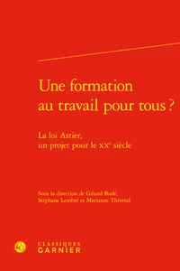 Une formation au travail pour tous ?