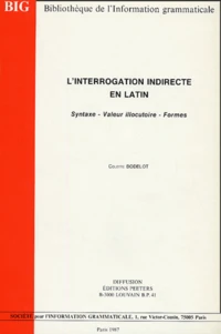 L'interrogation indirecte en latin