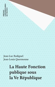 La Haute fonction publique