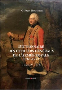 Dictionnaire des officiers généraux de l'armée royale (1763-1792)