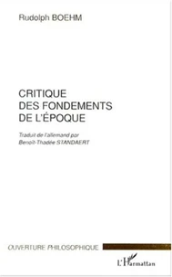 Critique des fondements de l'époque