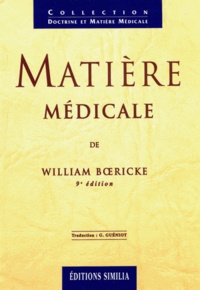  Boericke - Matière médicale.