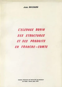 L'élevage bovin