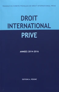 Travaux du Comité français de droit international privé