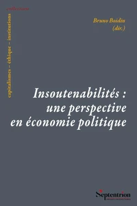 Insoutenabilités : une perspective en économie politique