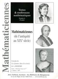 Mathématiciennes (de l'Antiquité au XIXe siècle)