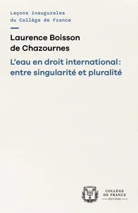 L'eau en droit international : entre singularité et pluralité