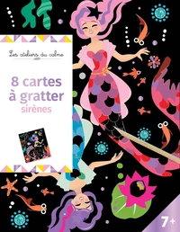 8 cartes à gratter sirènes