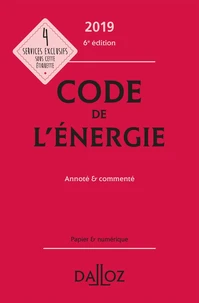 Code de l'énergie annoté & commenté