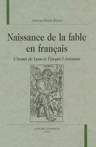 Naissance de la fable en français