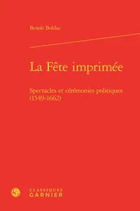 La Fête imprimée