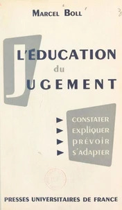 L'éducation du jugement